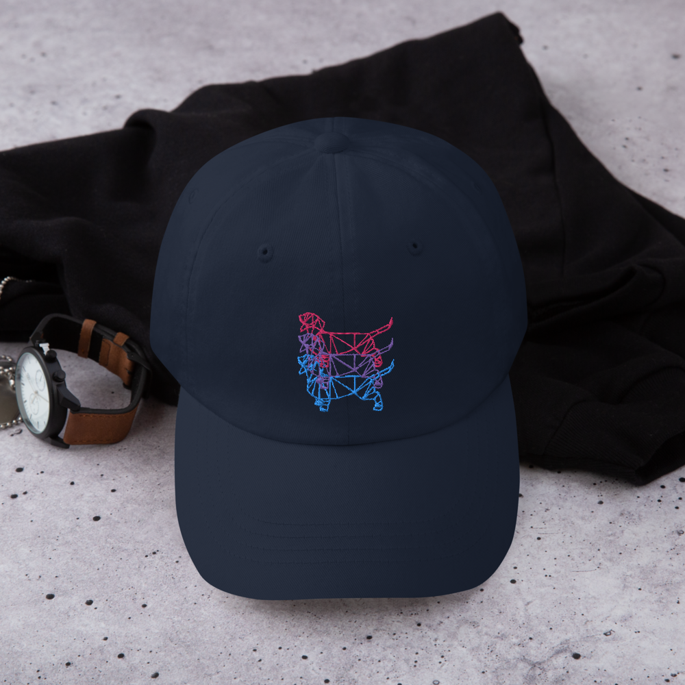 Electro Dachshund Wonderland Baseball Cap