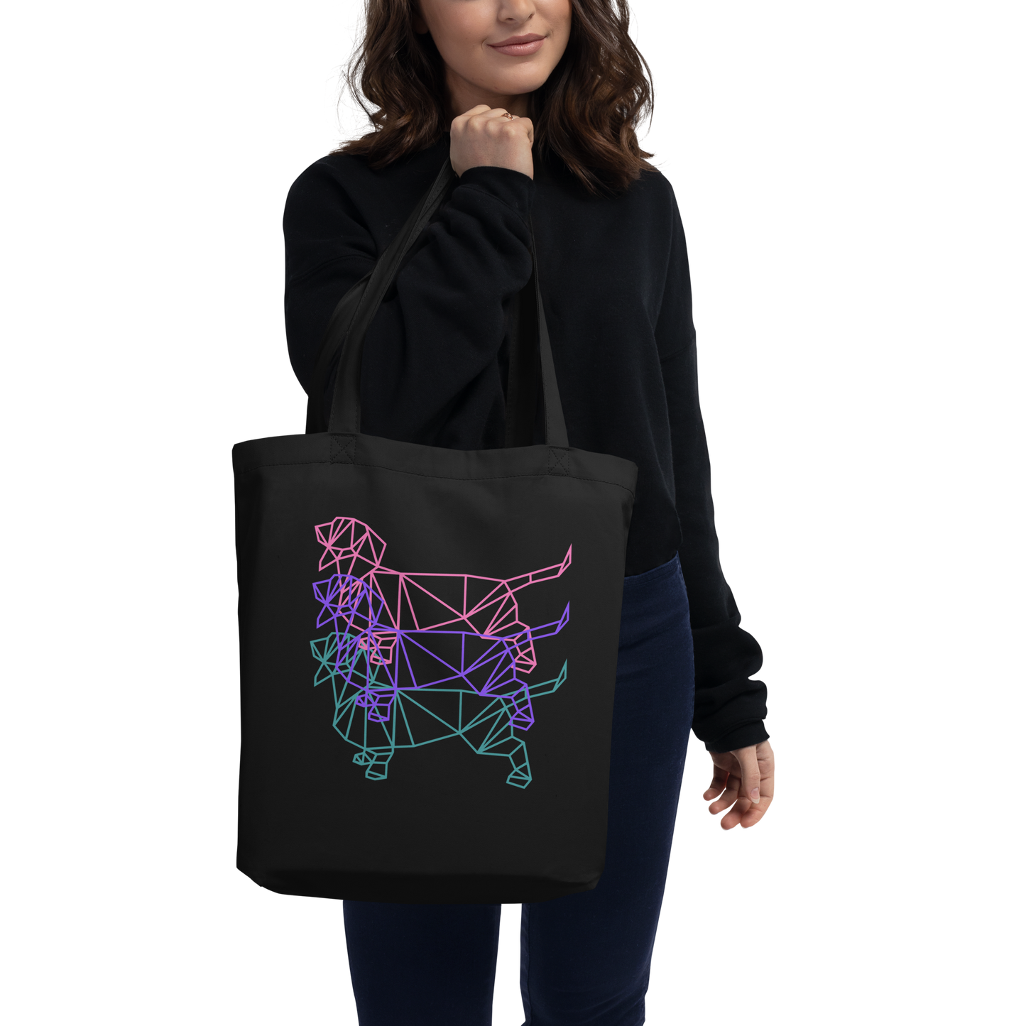 Electro Dachshund Tote Bag