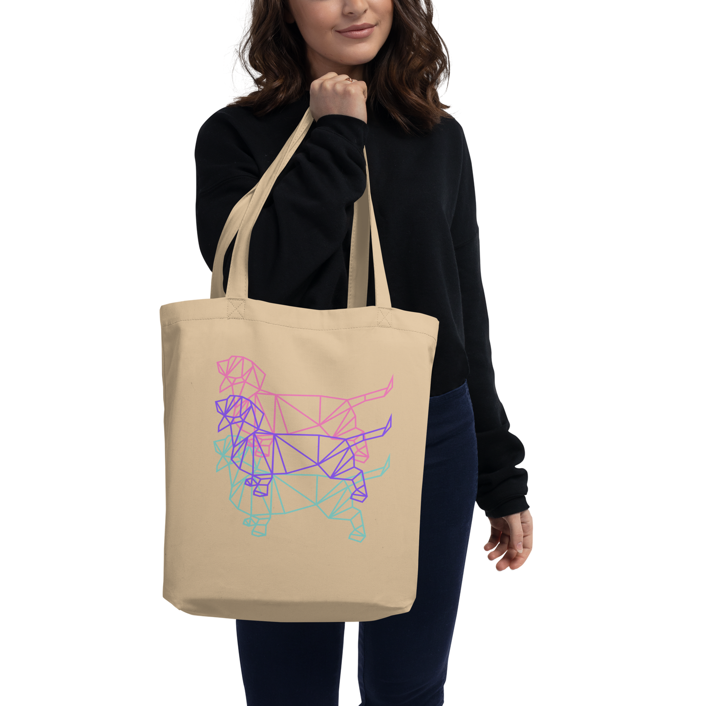 Electro Dachshund Tote Bag