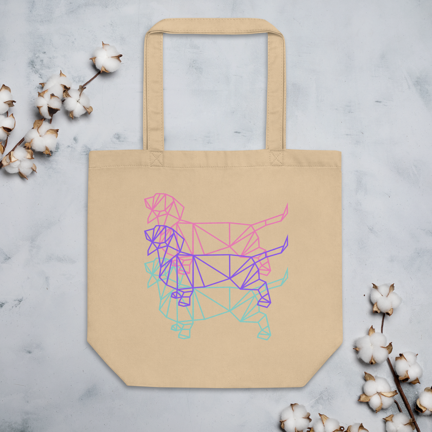 Electro Dachshund Tote Bag