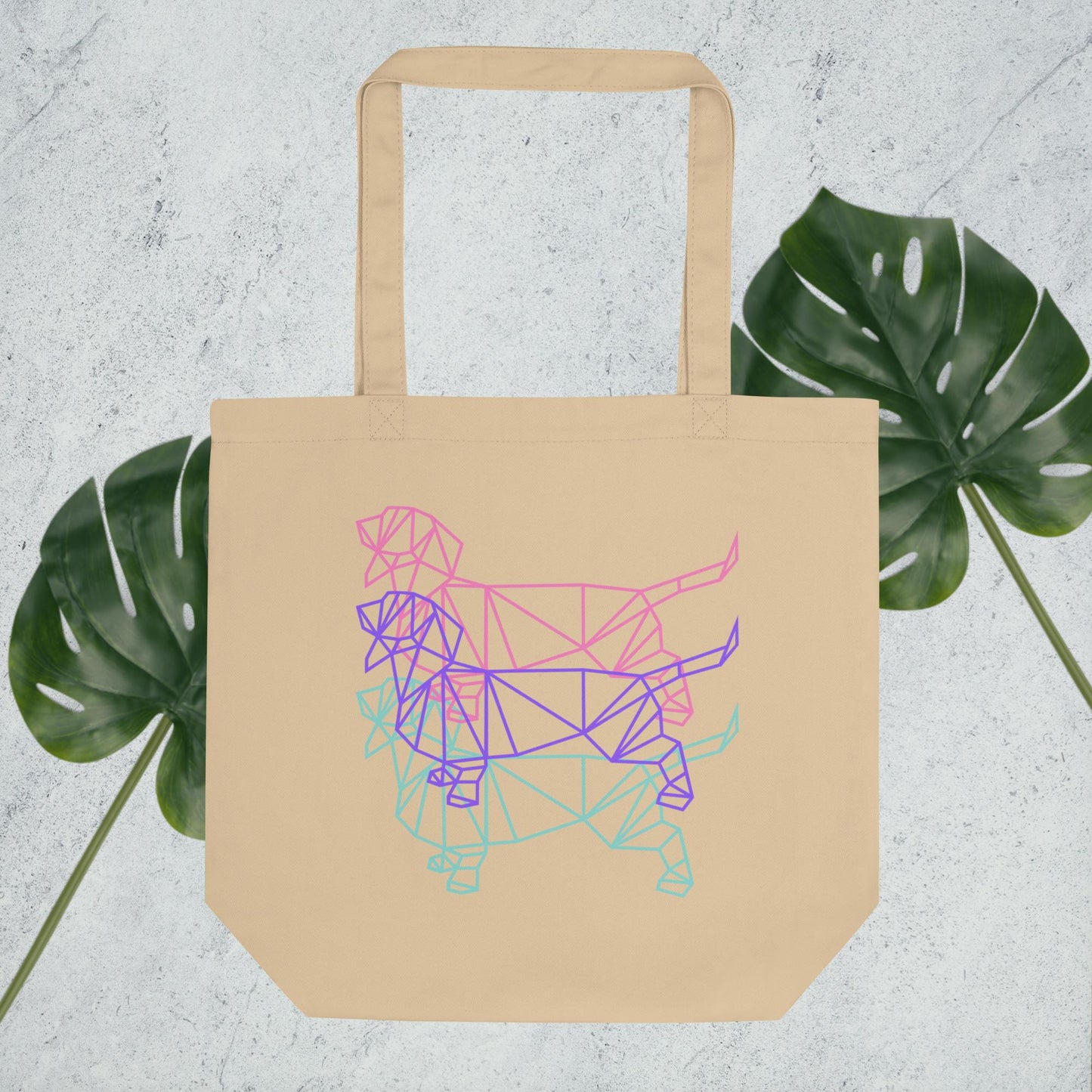 Electro Dachshund Tote Bag